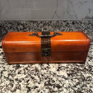 Vintage Wooden Jewelry Box